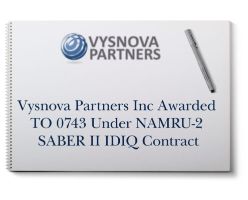 Vysnova Partners Inc Awarded TO 0743 Under NAMRU-2 SABER II IDIQ Contract